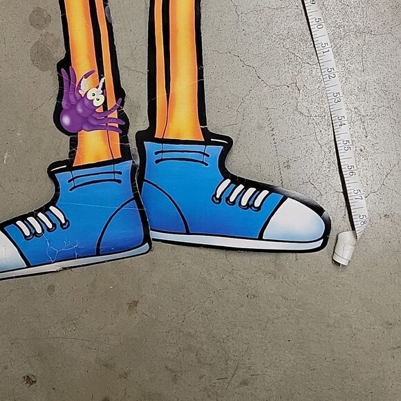 Vintage posable die cut  Halloween witch, pumpkin man,  plus  banner - Picture 3 of 11